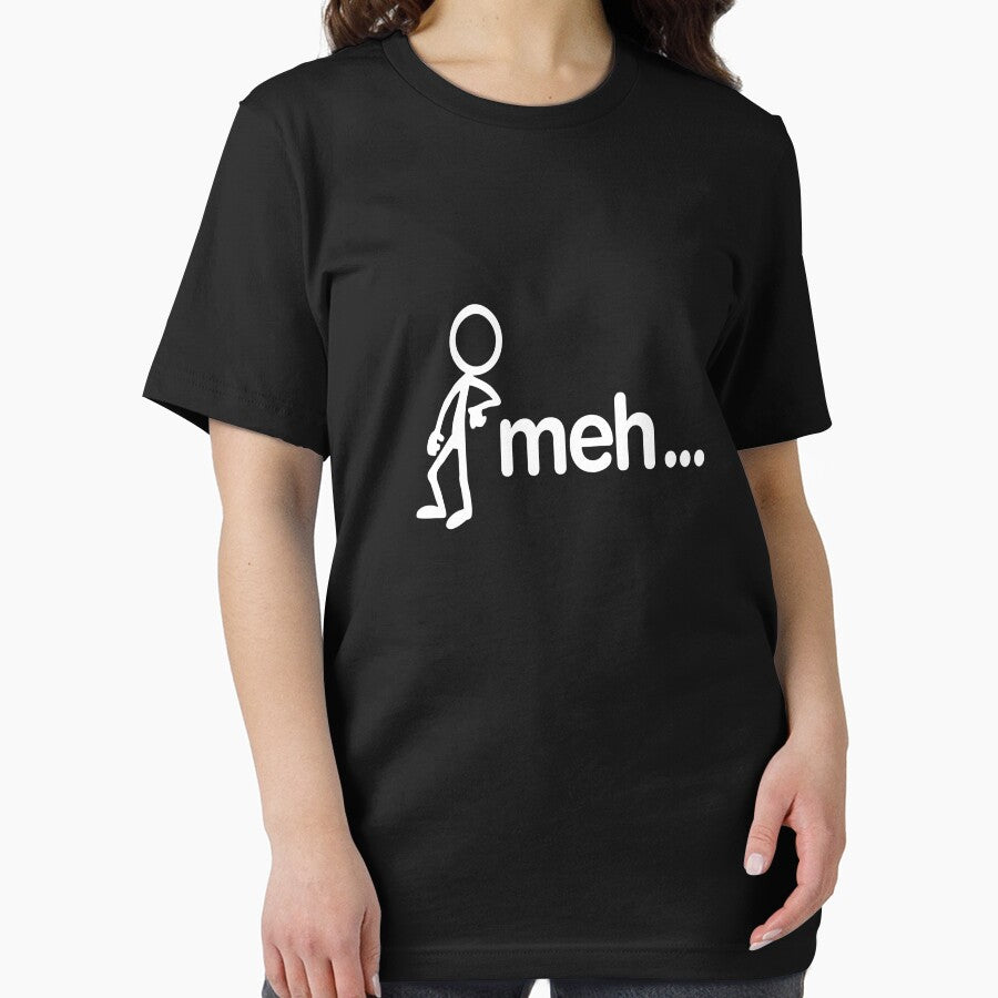 Cute & Funny Sarcastic Meh stickman design by LGamble12345