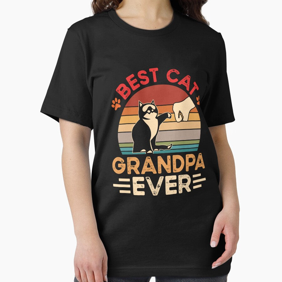Best Cat Grandpa Ever Shirt, Funny Grandpa Shirt, Cat Lover Shirt, Best Cat Dad Ever Shirt, Cat Grandpa Shirt, Gift For Cat Lover, Cat Owner by aymob