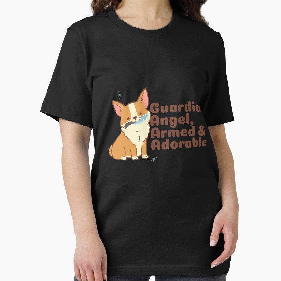 Guardian Angel, Armed & Adorable Dog Lover Gift by HeavenlyHuesStudio