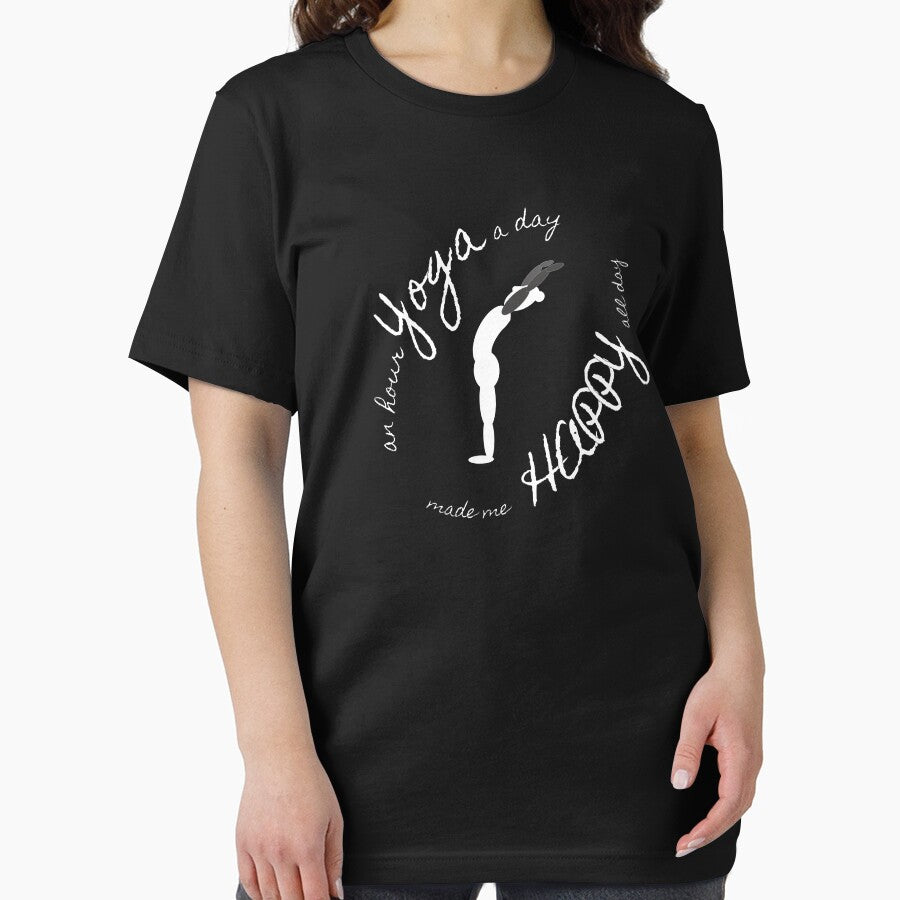 an hour yoga a day make me happy  all day by koonam