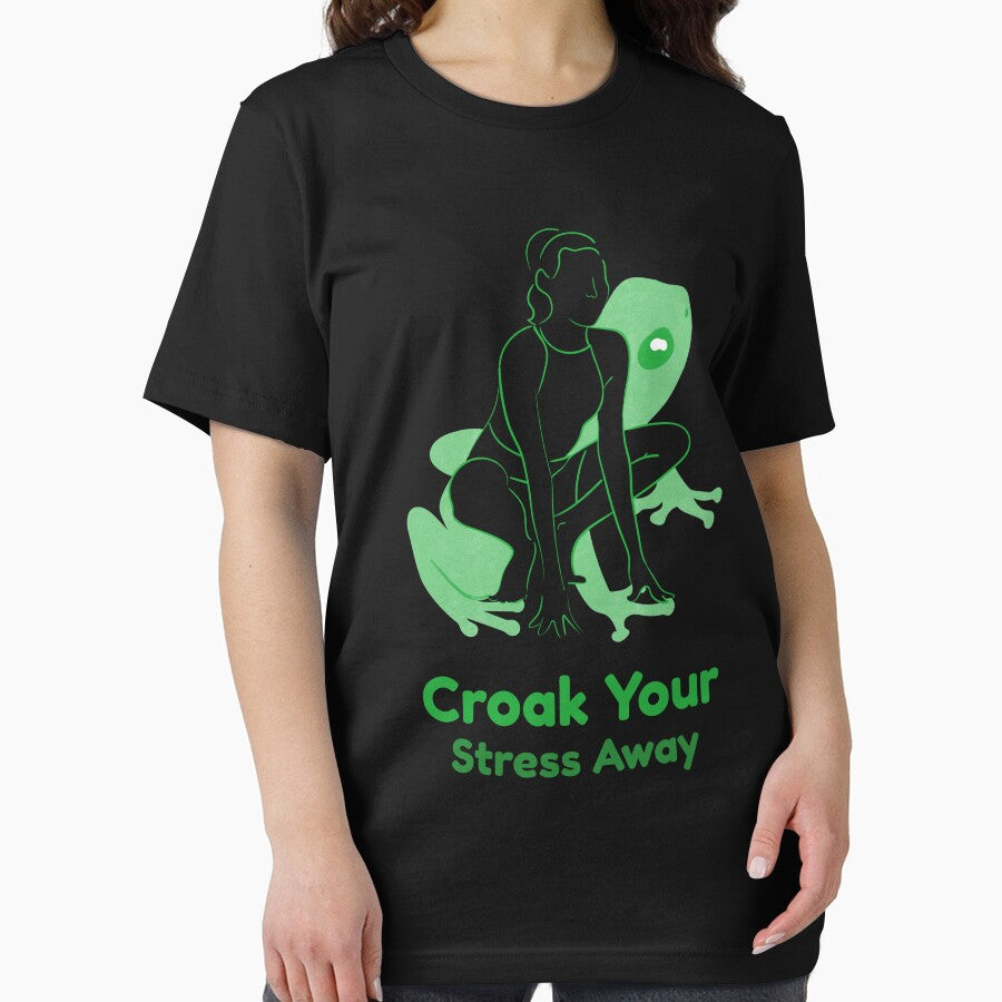 Frog Pose, Croak Your Stress Away by LyricsWear