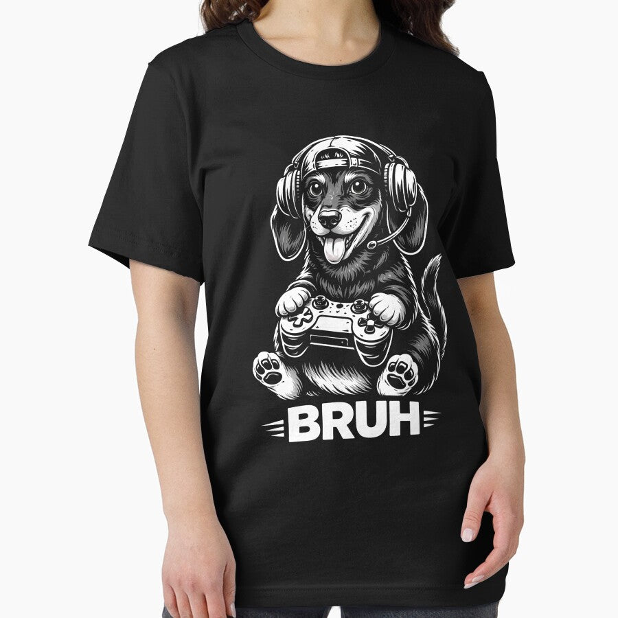 Funny Gamer Dachshund Gaming Meme by Kladhadredo