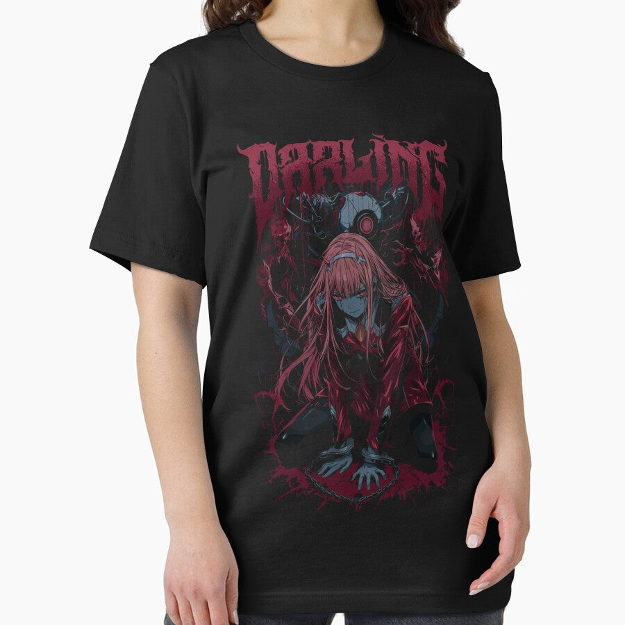 Zero Two Dark Heavy Metal Art by Tokyo Retro