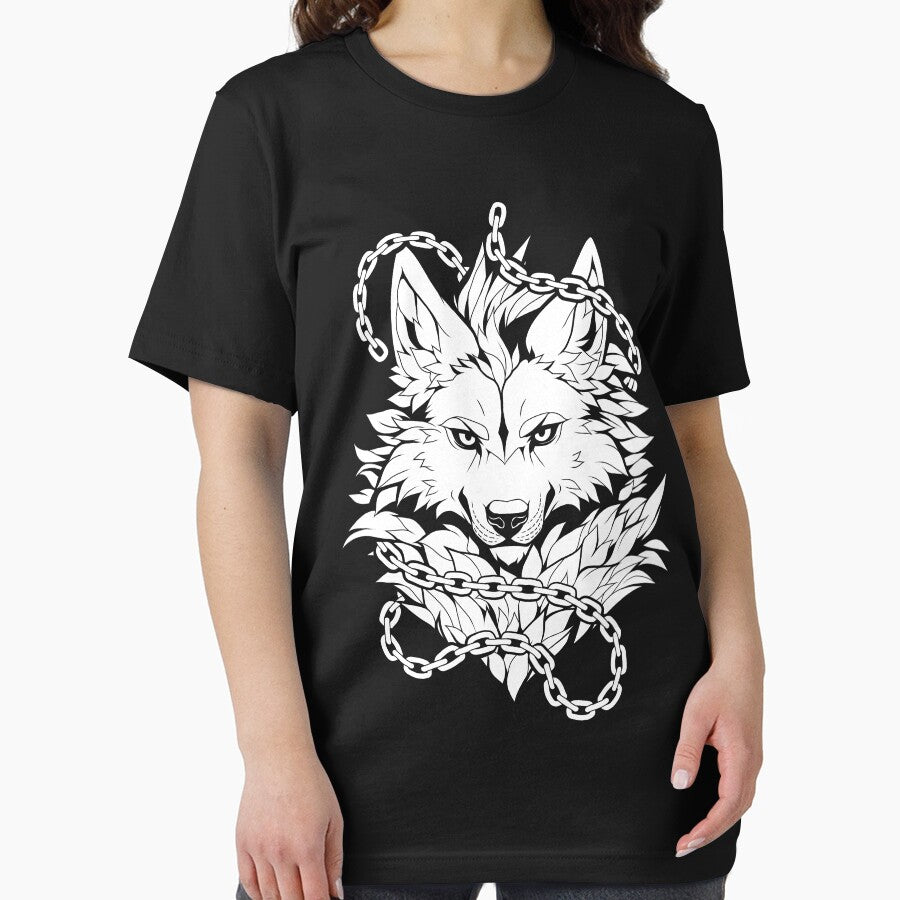 Wolf & Chains by wingedwolf94