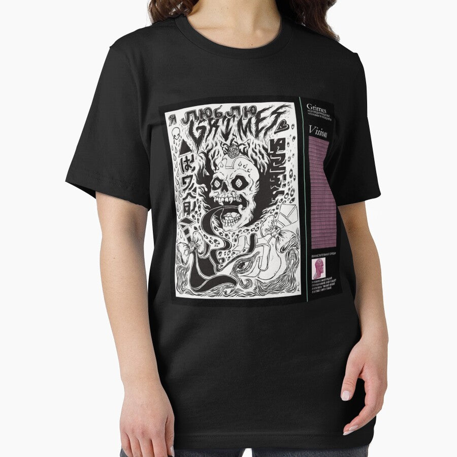 grimes - visions cover art Classic T-Shirt by FlorianWebe