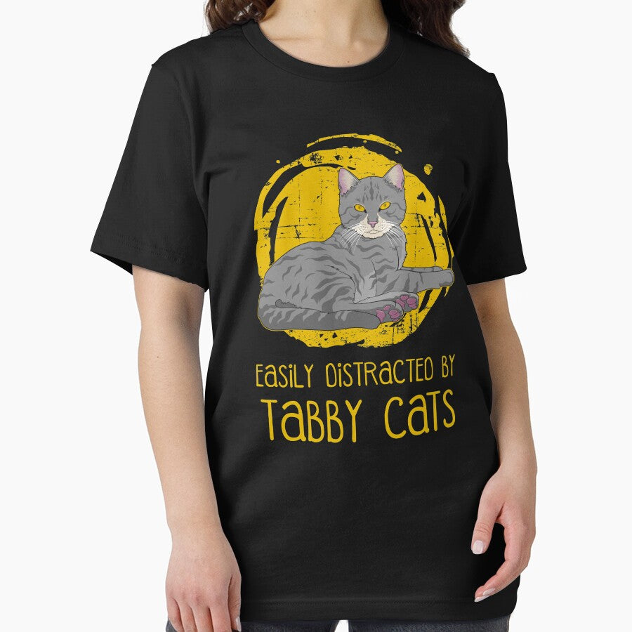 Easily Distracted By Tabby Cats Lover graphic by jakehughes2015