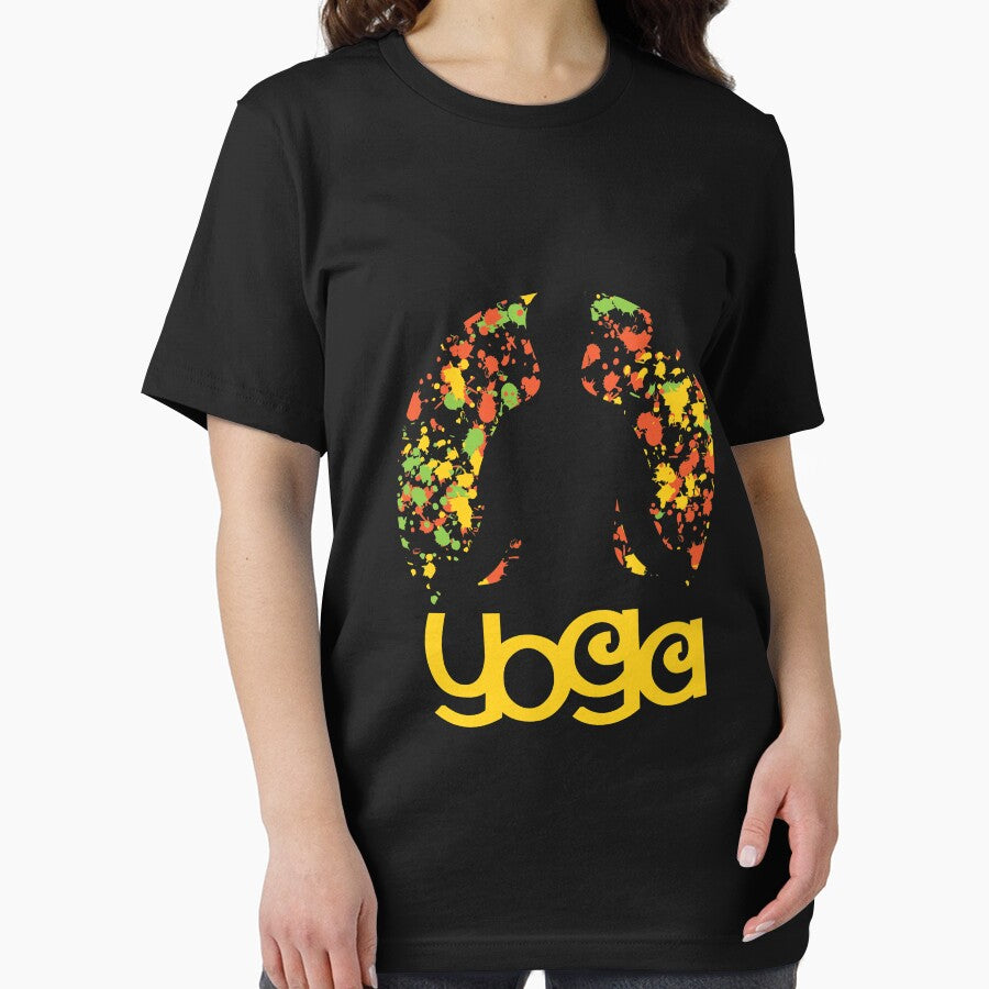Modern Colored Floral Yoga Design by jazzworldquest