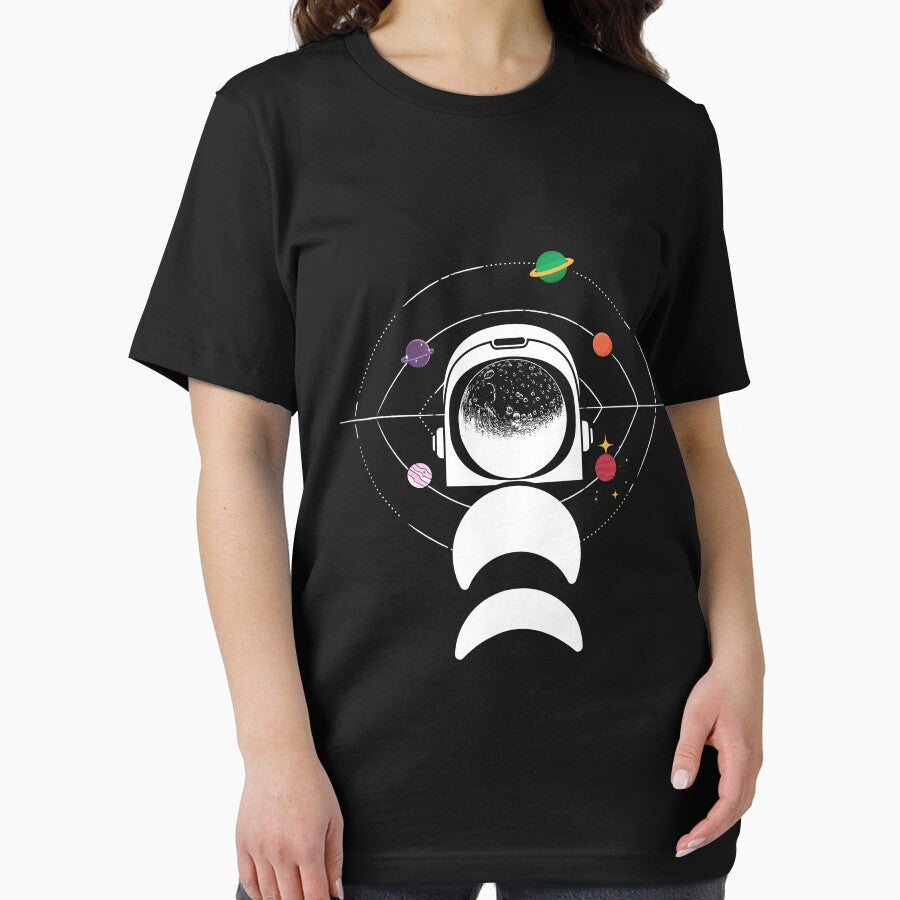 Moon Face Astronaut And Planets by 4U2NV-LDN