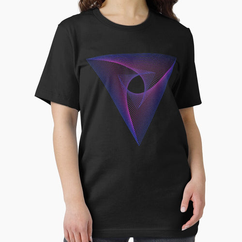 Abstract Geometry Lines Art Neon by Denis Marsili