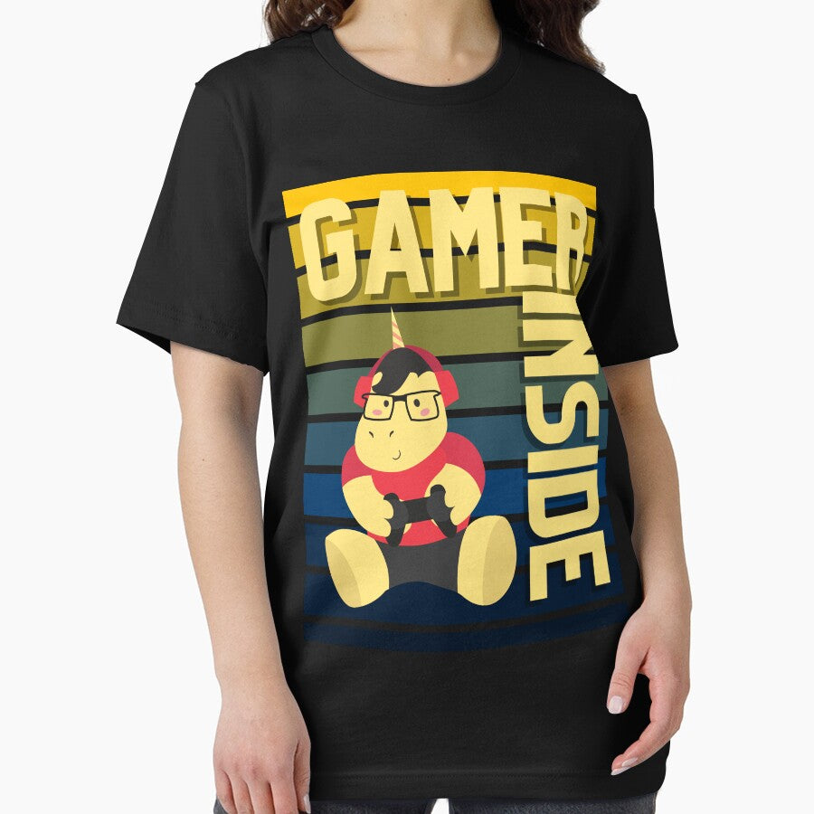 Unleash the Gamer Unicorn with Gamer Inside Design by limos