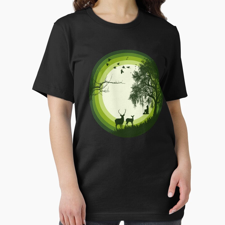 Feel my life landscape vactor graphic design Art by Tshirtstory