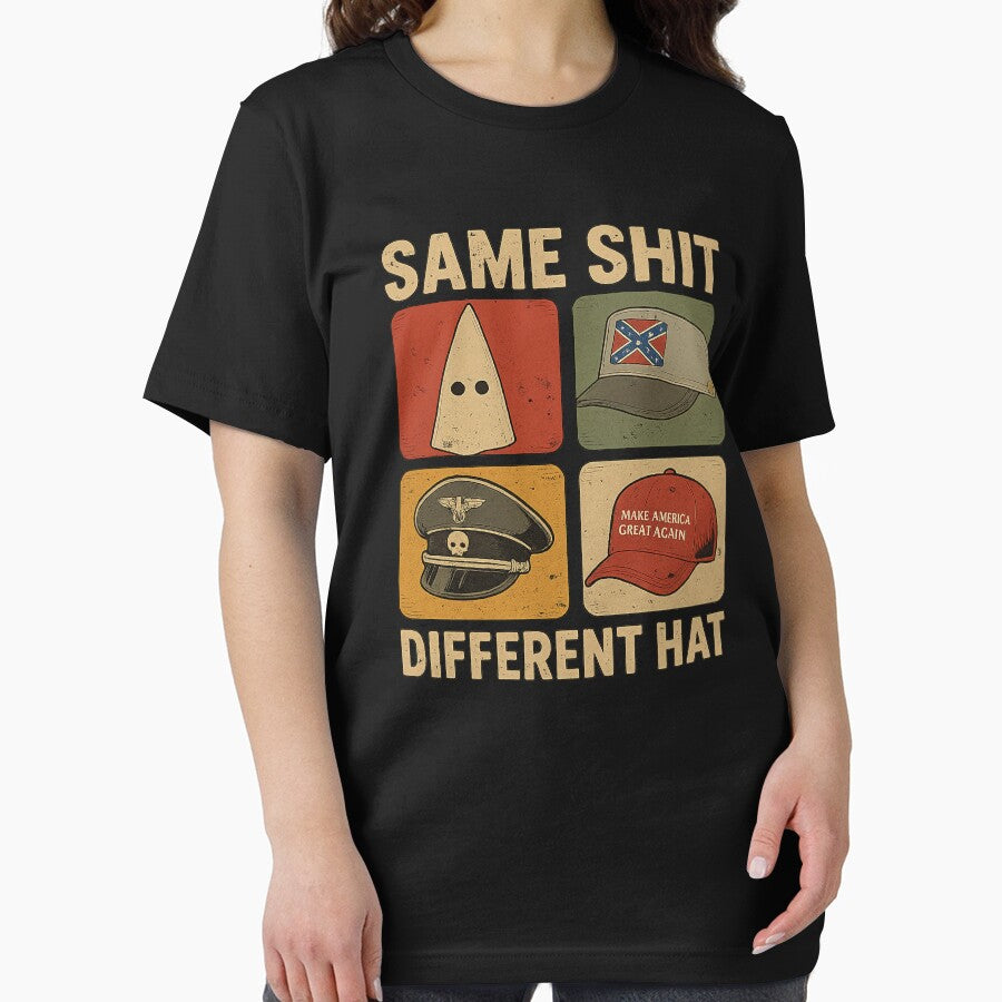 Same Sht Different Hat Funny Anti Trump by will freed18