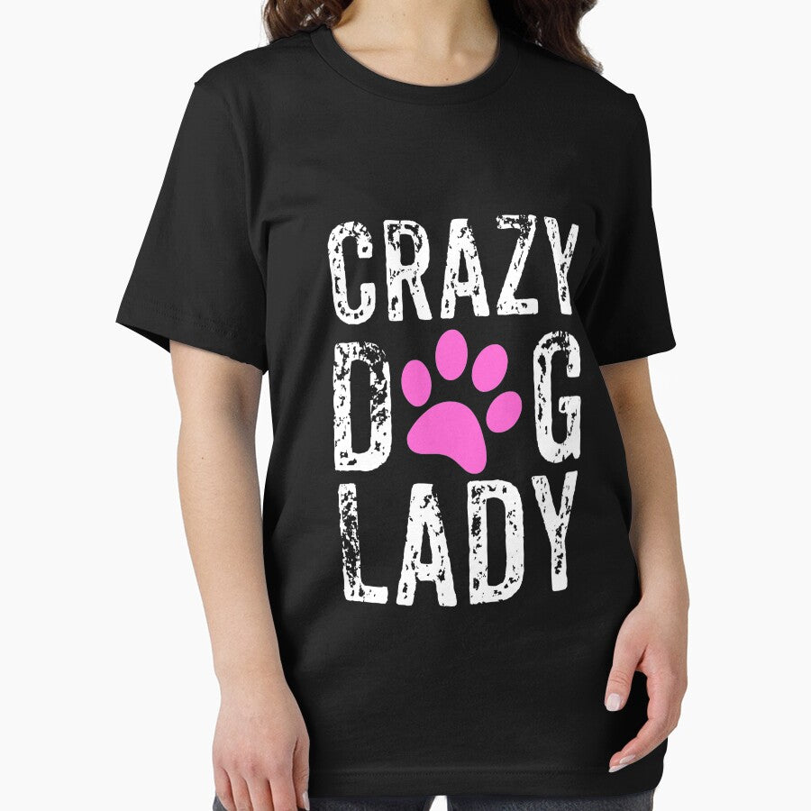 Crazy Dog Lady Pink Paw, Dog Mom, Crazy Dog Mom by Designs4Less