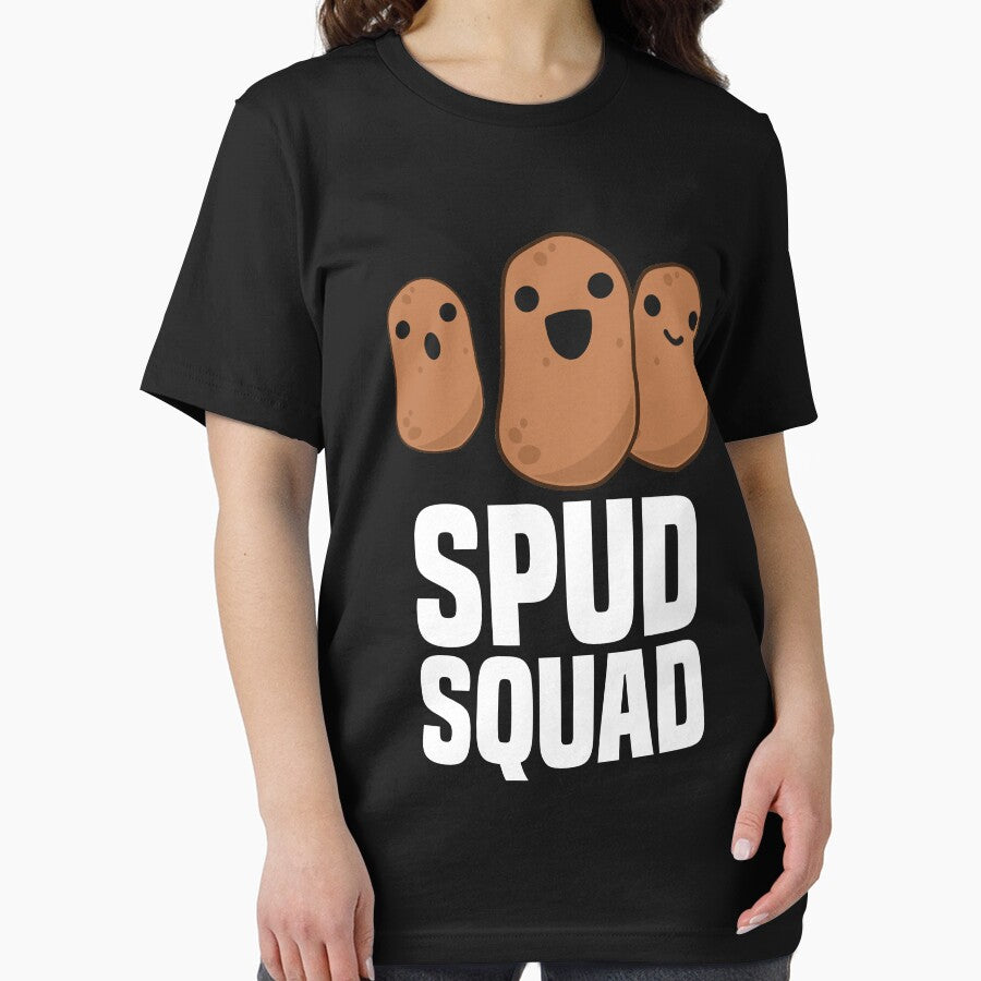 Spud Squad - Funny Potato Shirt, Potatoes Vegetarian Gift by 14thFloor