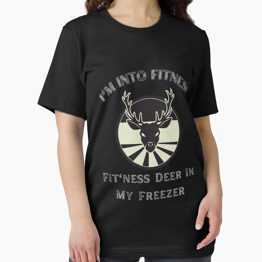 I'm into fitness fit'ness deer in my freezer funny hunter by Diferenty Shop  ⭐⭐⭐⭐⭐