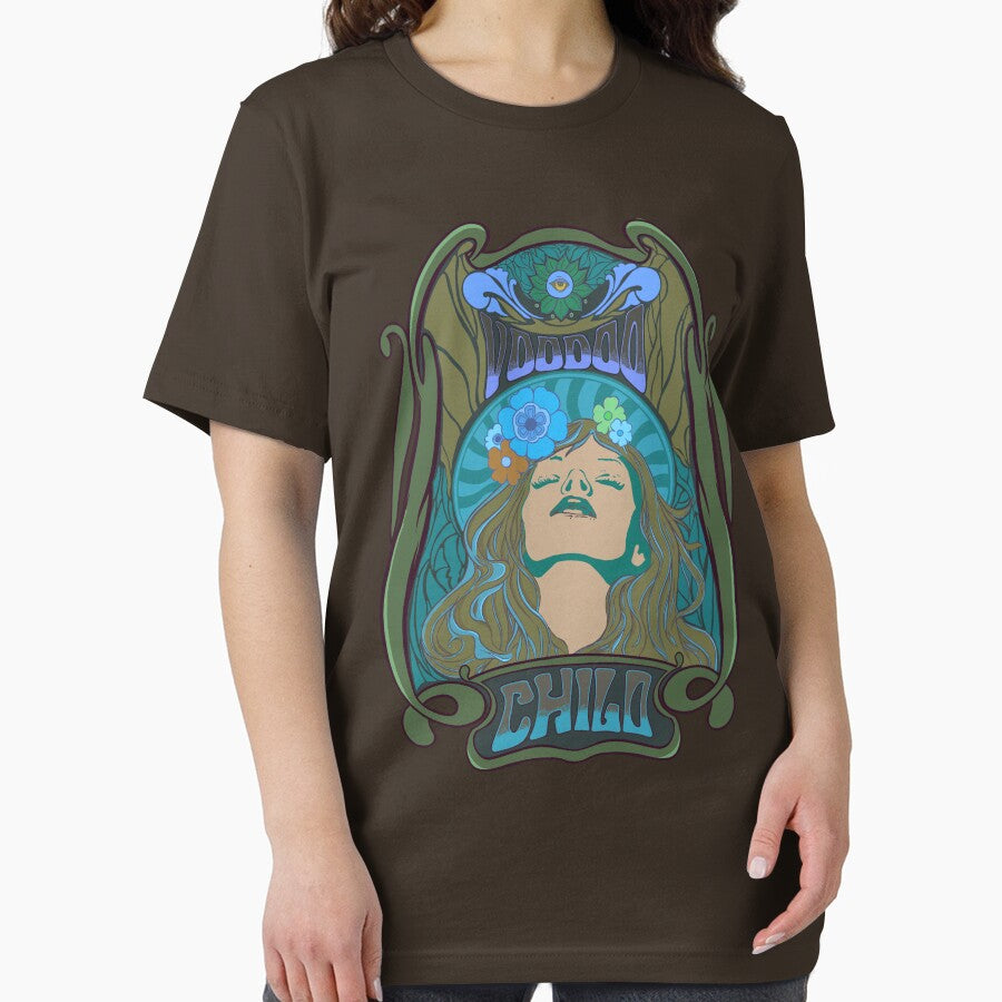 Copie de Pyschedelic vintage 60s hippie design - Voodoo child - Blue version by LifeislikebuePixels