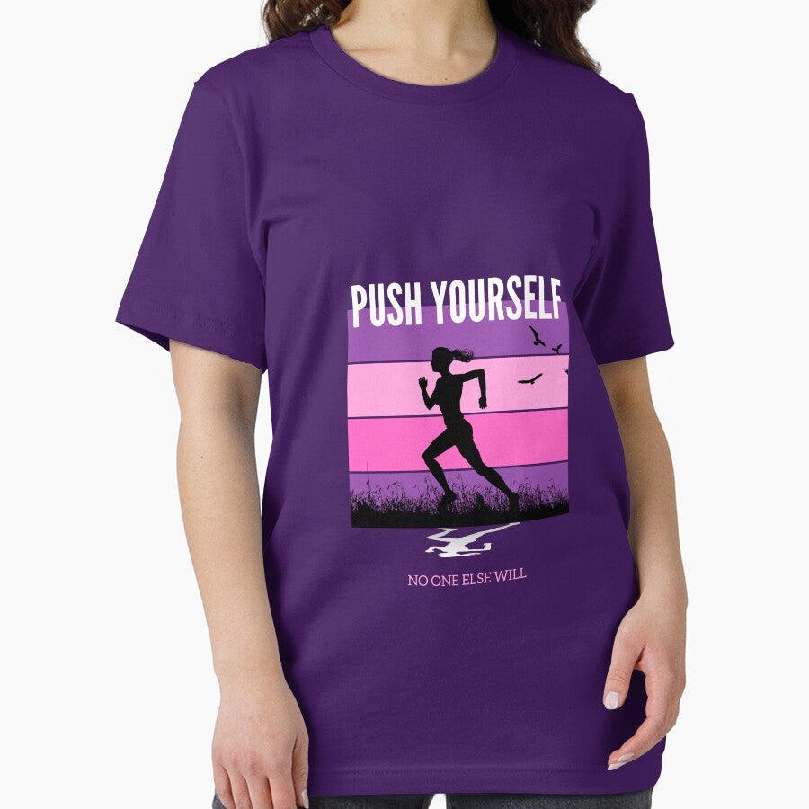 Push yourself, no one else will womens fitness by JOSHS-TEES
