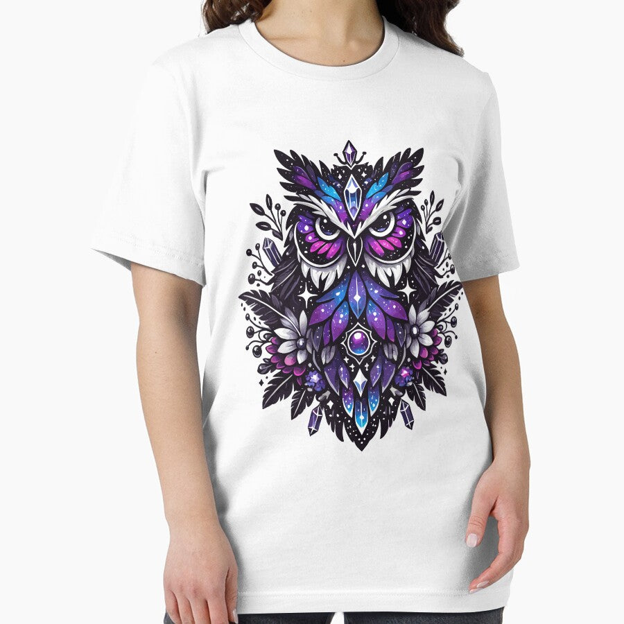Mystical Galaxy Owl - Celestial Wonder by Kawaii-n-Spice