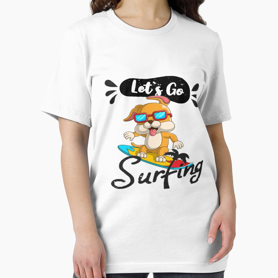 let's go surfing dog cartoon. by Arts-empire