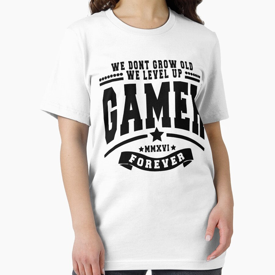 GAMER - WE DON'T GROW OLD WE LEVEL UP by ShirtWreck
