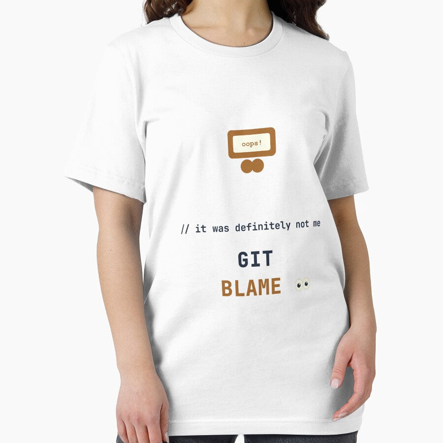 Git Blame Coding Humor Funny Programmer Design by VenDecoArt