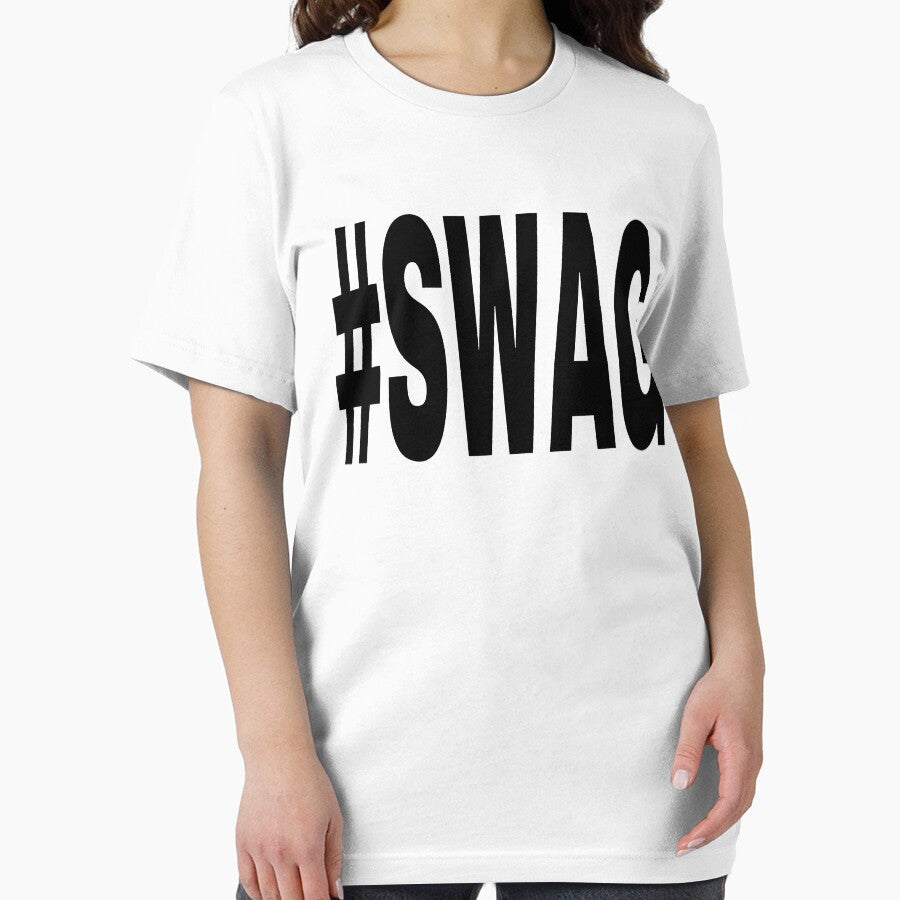 #SWAG Black Bold Text Design by 808Garments