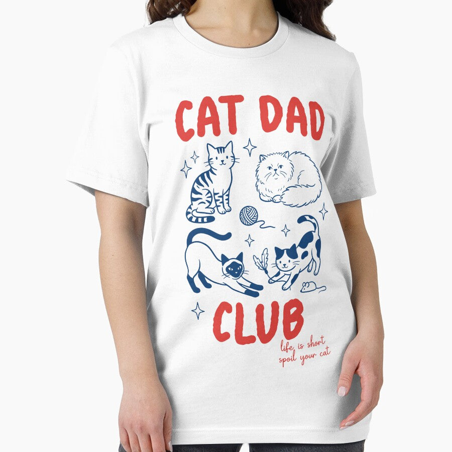 Cat Dad Club Funny Cat Lover by anselmnacht