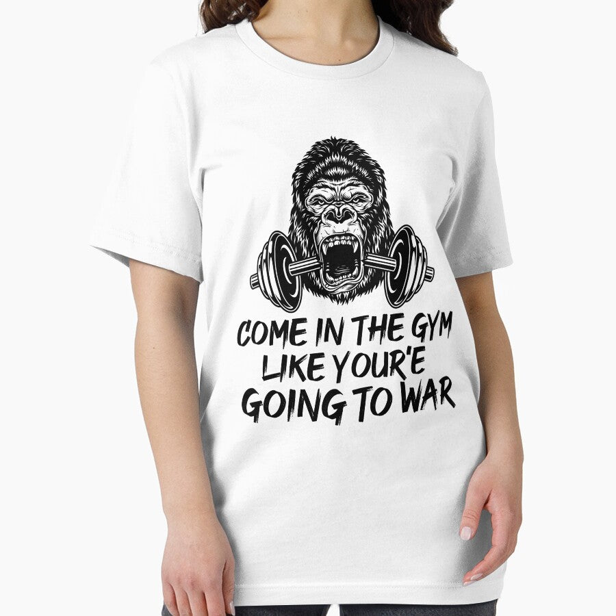 Come in The gym like your'e going to war by SHINIGAMI-SHOP
