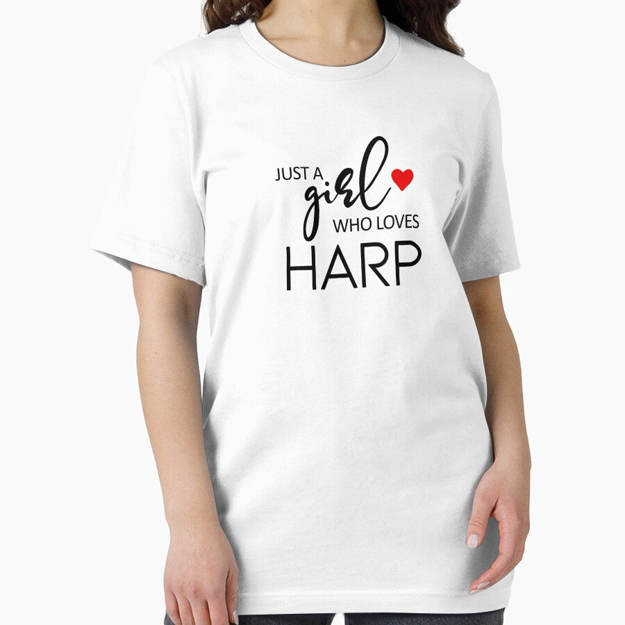 Just A Girl Who Loves Harp by Q bee