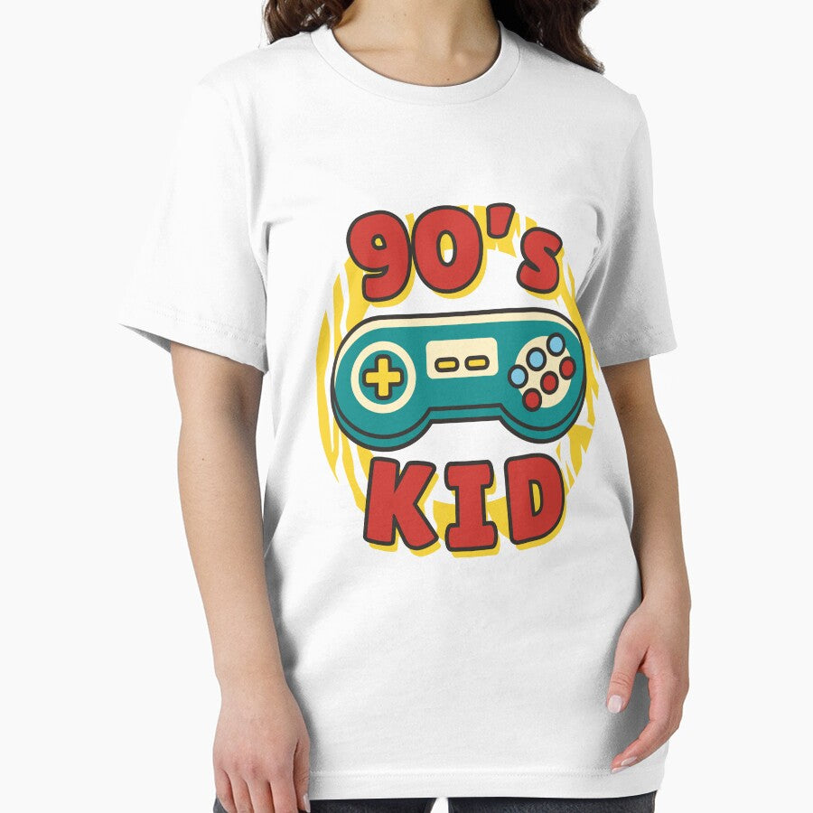 90s Kid Retro Gaming Nostalgia Art by Mido tee art shop