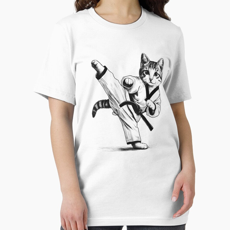 Cat Do Taekwondo by Kimberley King Art  King Art