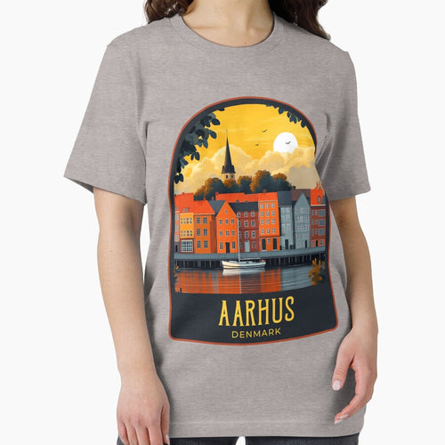 Aarhus Vintage Travel Illustration by HomeLivingCo