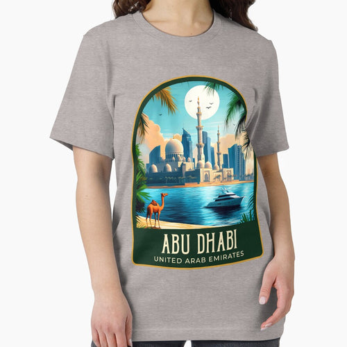 Abu Dhabi Vintage Travel Illustration by HomeLivingCo