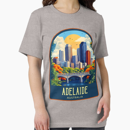 Adelaide Vintage Travel Illustration by HomeLivingCo