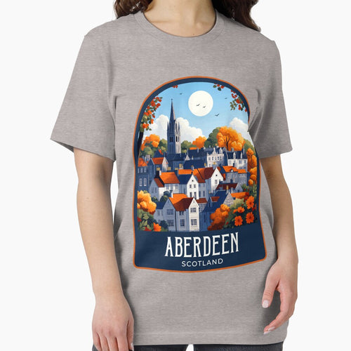 Aberdeen Vintage Travel Illustration by HomeLivingCo
