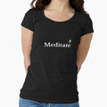 Meditate - Yoga Design by Liniskop