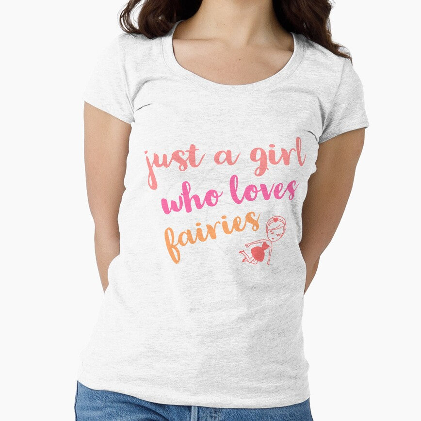 Just a girl who loves fairies for bff or ladies with nostalgic memories of childhood by Jerneja