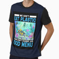 Save The Oceans Marine Life Stop Plastic Design by ANJ Creative Designs
