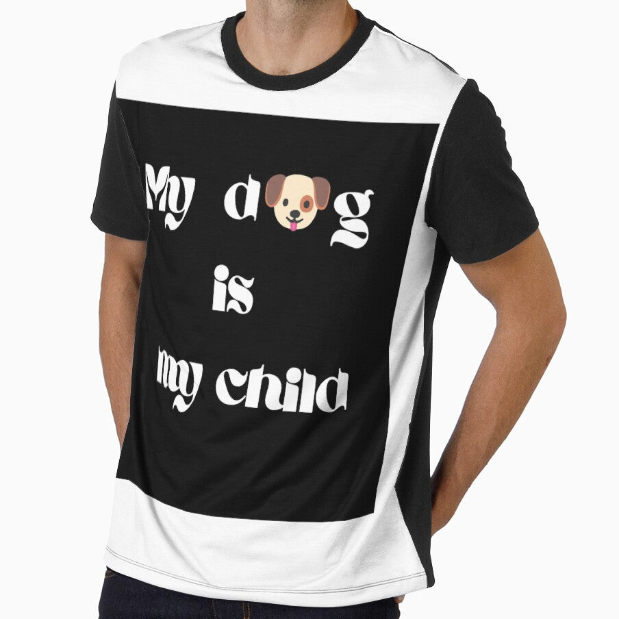My Dog Is My Child • Dog Mom Gift • Funny Pet Owner Shirt by victorugbesales
