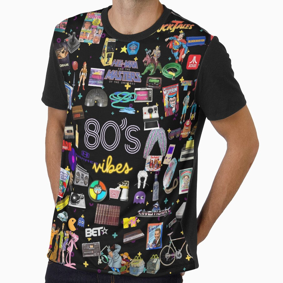 80's Vibes Ultimate Nostalgia Collage – Retro 1980s Pop Culture Wall Art by ICANTWithoutCOFFEE
