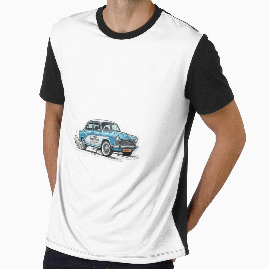 Vintage Ambassador: The Bengal Cruiser Sticker by Suyashjadhav