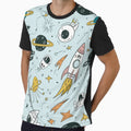 Outer Space Doodle Pattern by Furbulous Faces