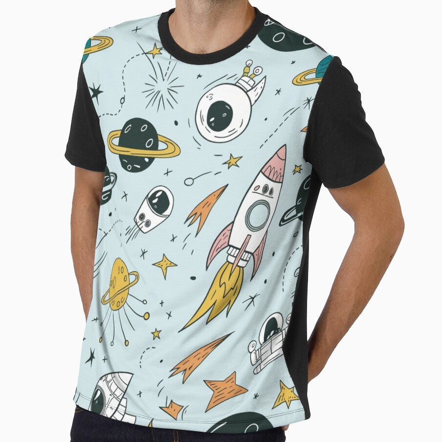 Outer Space Doodle Pattern by Furbulous Faces