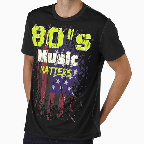 80's Music Matters USA Flag by alyedel