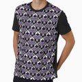 Traditional slavic futuristic purple and black pattern by YeKnot