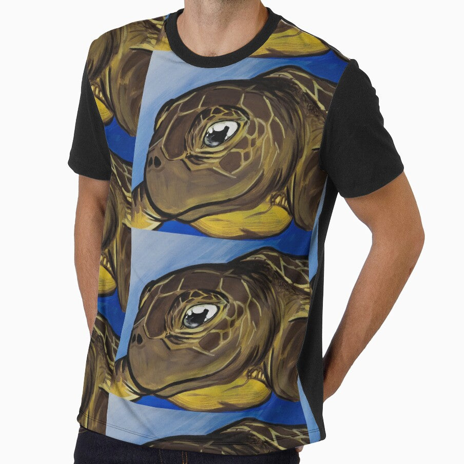 Sea Turtle | Endangered Faces by JohnNettlesArt