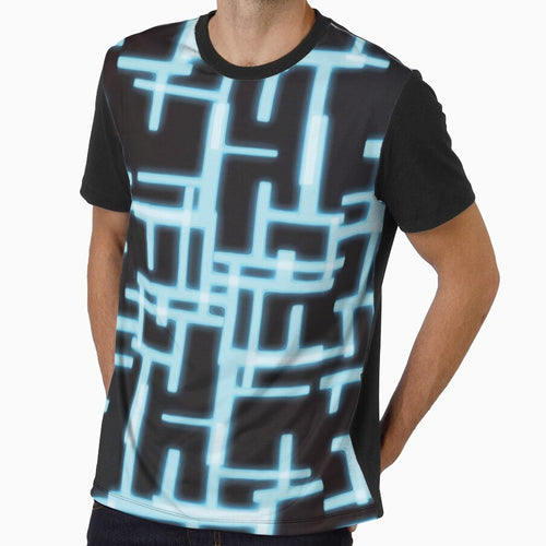 Abstract Shapes With Blue Glow by savesarah