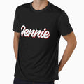 Retro Jennie Name Label (Black) by NafilNafiz