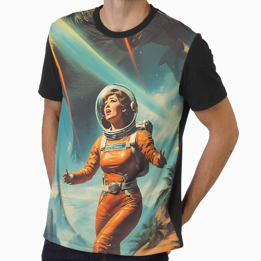 Copy of The Astronaut Woman on the Planet of the Dinosaurs by she-devil-shirt