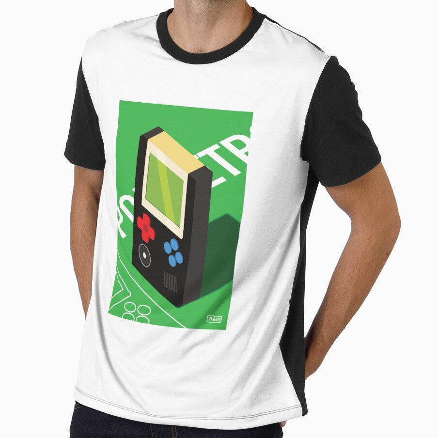Retrolad2 Retro Style 90s gaming handheld reimagined - PopBlack by Artenine Arts